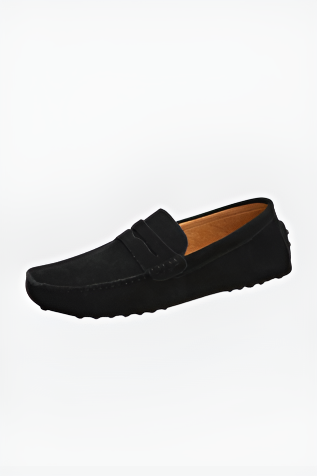 Suede Driver Loafers