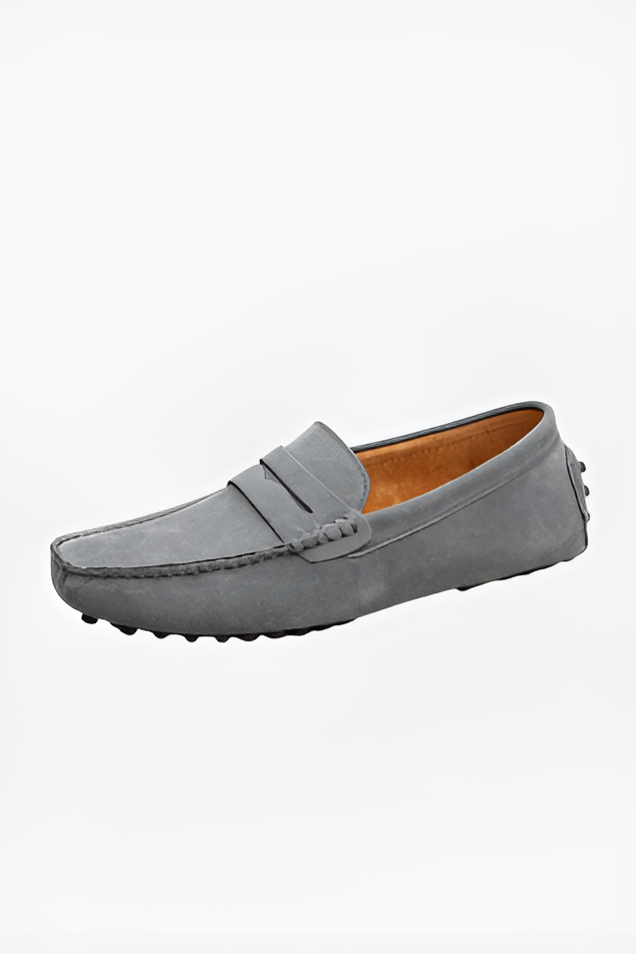 Suede Driver Loafers