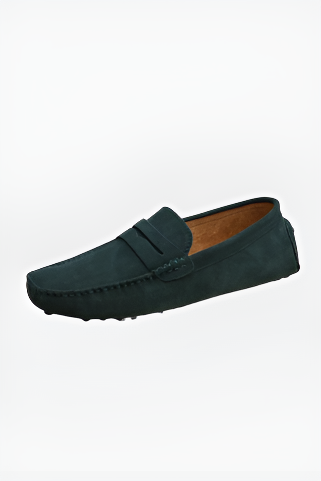 Suede Driver Loafers